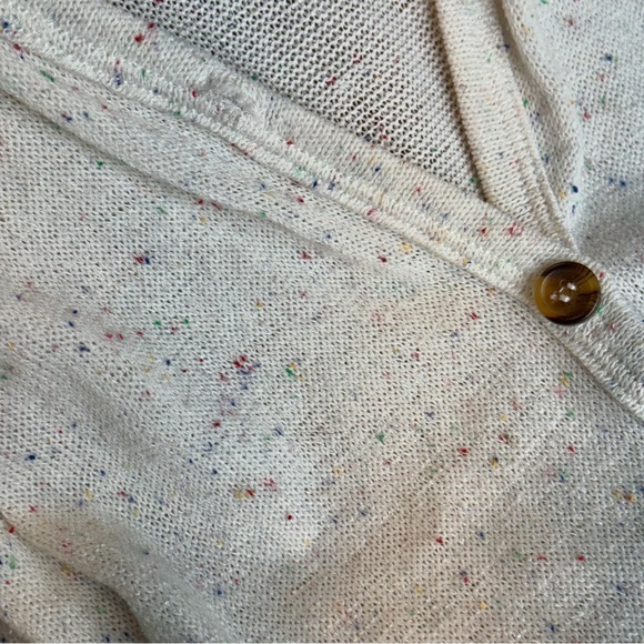 Cream color burst cardigan - Medium - Picture 2 of 3